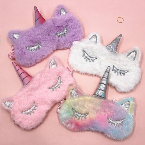 

1pc Unicorn Design Random Eye Cover, Multicolor