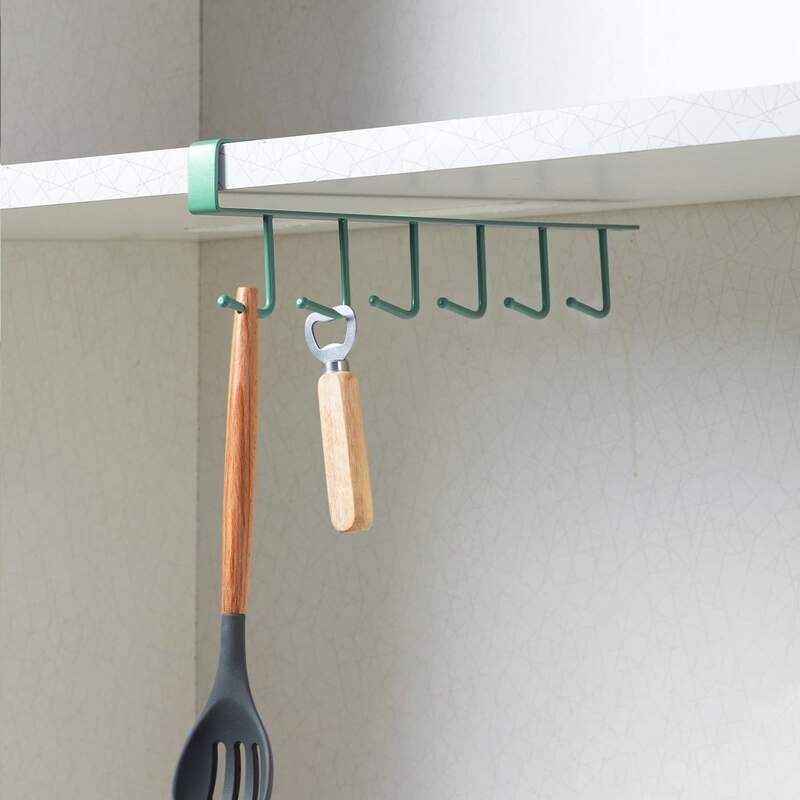

1pc Iron Hanging Hook, Green