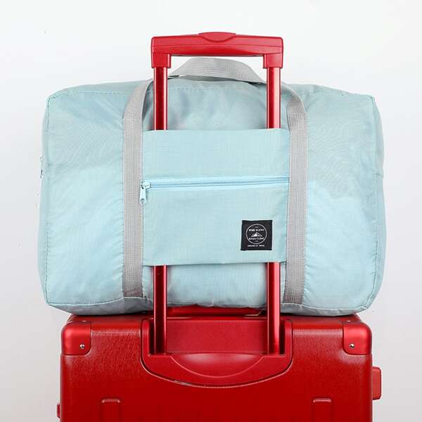 1pc Portable Travel Storage Bag, Blue