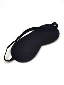 1 pieza Antifaz para dormir emoji diseño con de color al azar - Negro - Ver 5