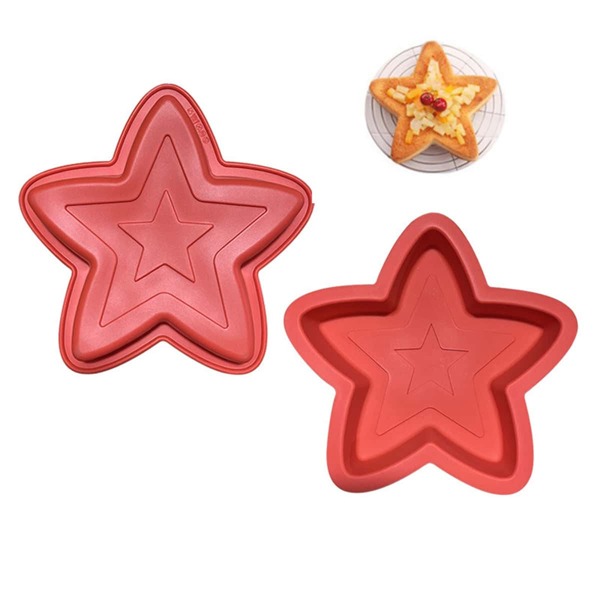 

1pc Star Shaped Mold, Red