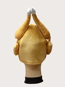1pc Thanksgiving Day Turkey Shaped Party Hat - Multicolor - View 3