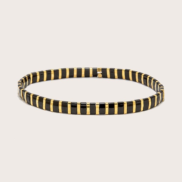 

Two Tone Beaded Bracelet, Multicolor