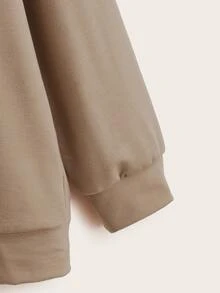 休閒萬聖節女士衛衣 - 卡其色 - 查看 4