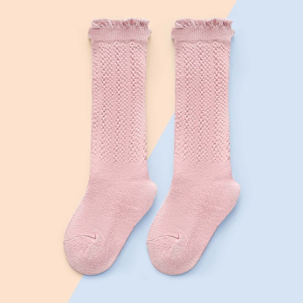 

Girls Solid Socks, Pink