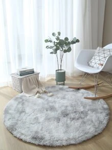 Alfombra de piso redondo felpa - Multicolor - Ver 1