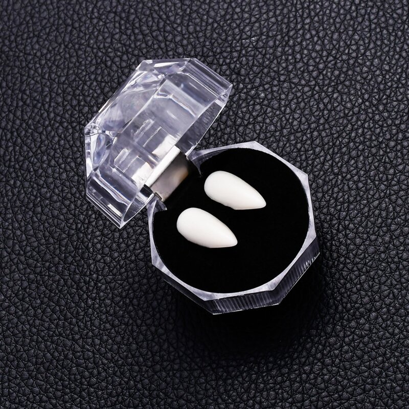 

2pcs Halloween Cosplay Denture, White