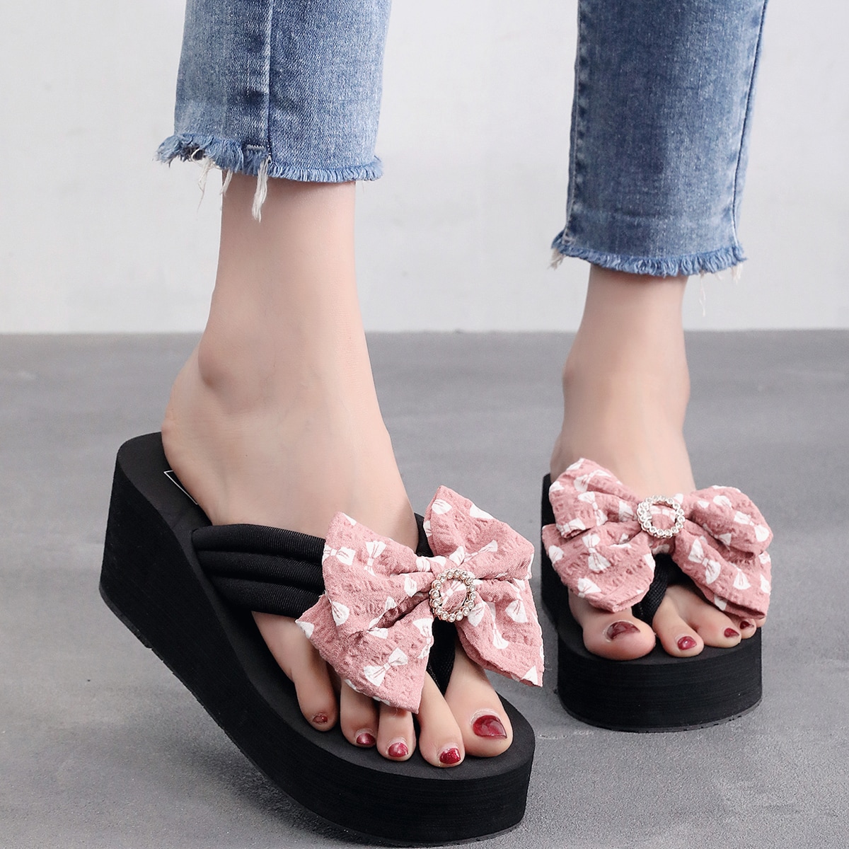 Вьетнамки с бантом