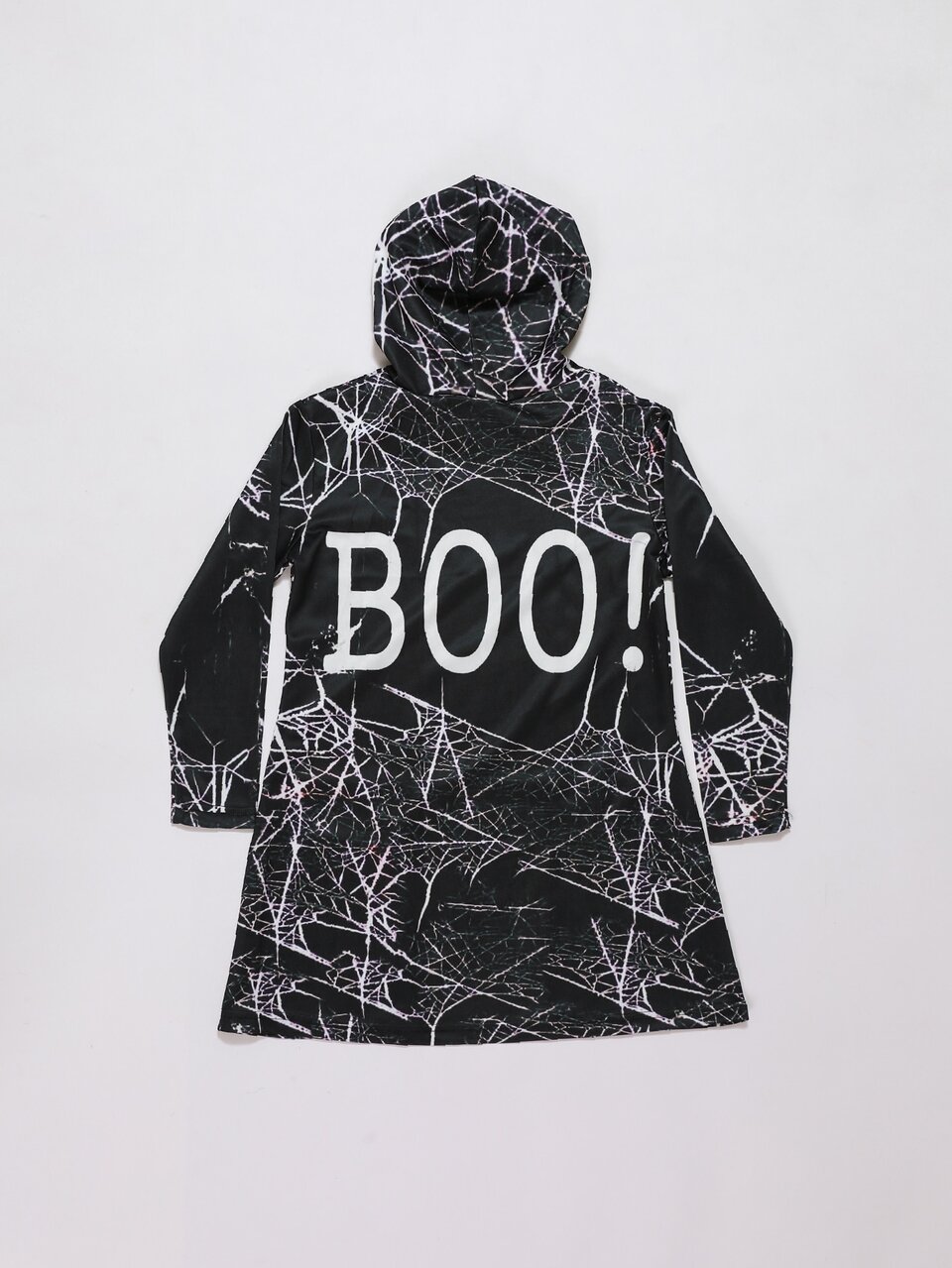 Girls 1pc Letter Graphic Hooded Sweatshirt