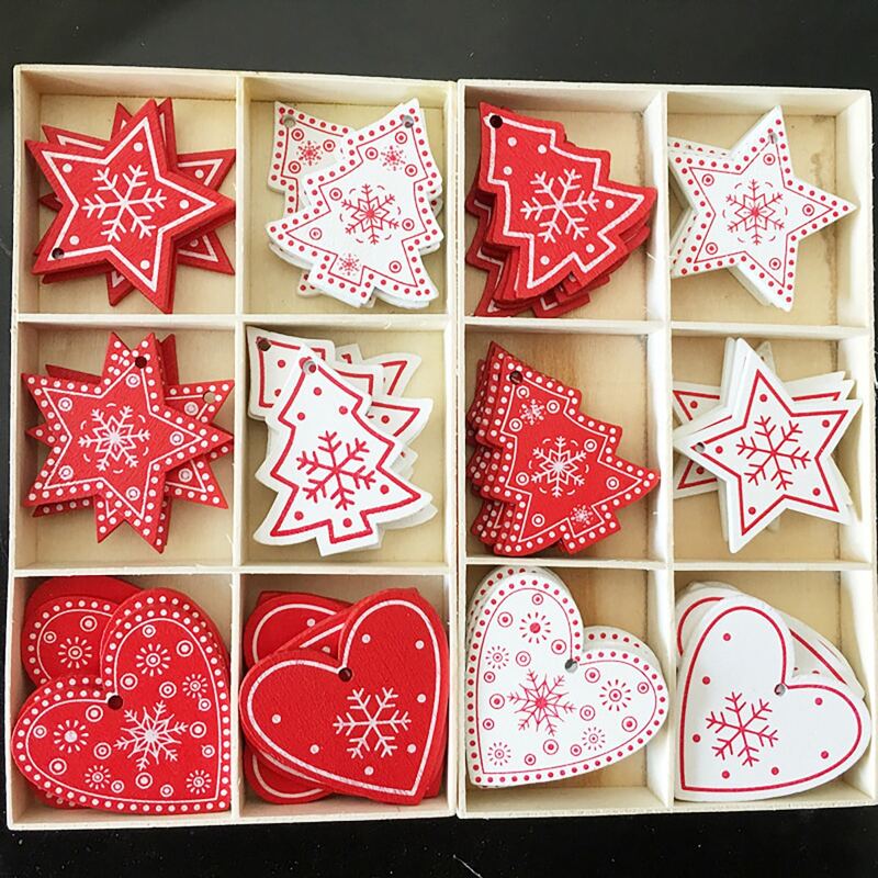 

10pcs Christmas Random Shaped Tree Decoration, Multicolor