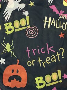 Boys Halloween Print Tee - Multicolor - View 3