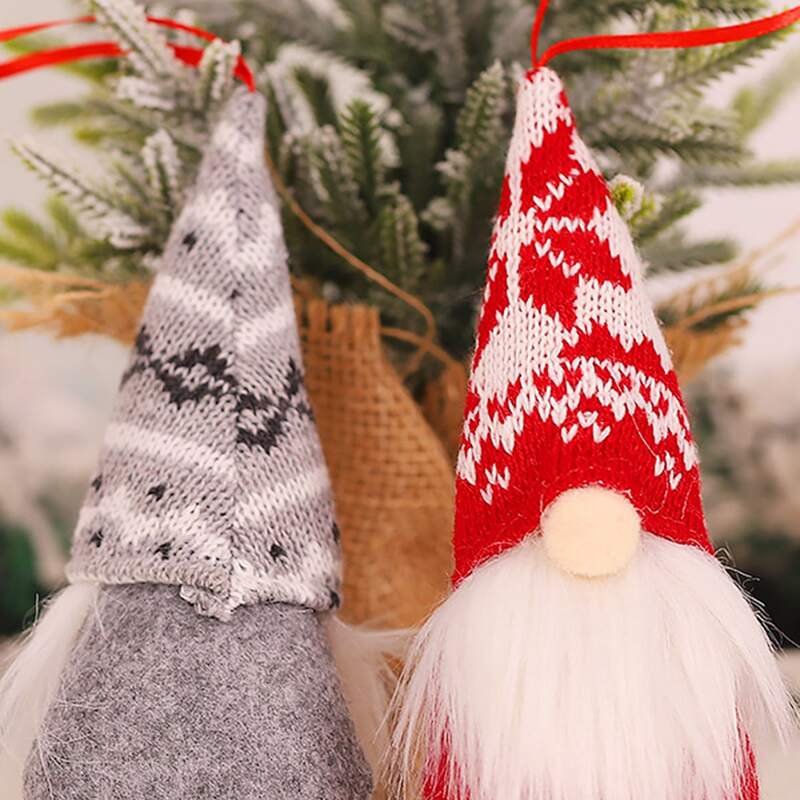 

1pc Christmas Tree Decoration Random Plush Doll, Multicolor
