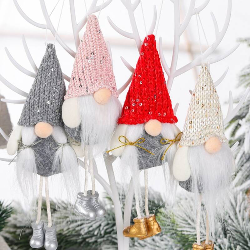 

1pc Christmas Tree Decoration Plush Doll, Multicolor