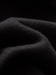 SHEIN LUNE Plus Hand & Heart Print Sweatshirt Dress - Black - View 7