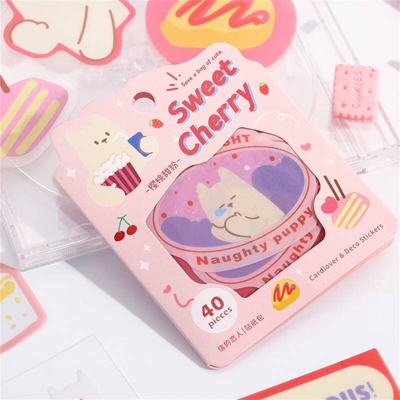 

40pcs Cartoon Graphic Random Sticker, Multicolor