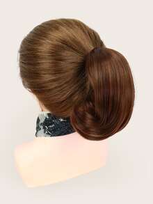 Short Straight Ponytail Hair Extension - Rust Brown - View 2