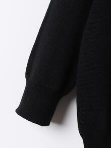 Niñitos Jersey con patrón de dibujos animados - Negro - Ver 3