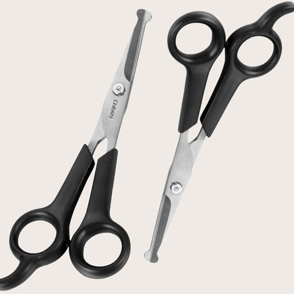 

2pcs Pet Grooming Scissor, Black