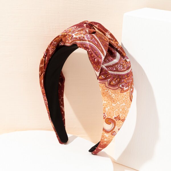 

Flower Print Headband, Multicolor