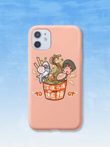 Namelessmm2 Funda para móvil con estampado de dibujos animados - Naranja - Ver 1