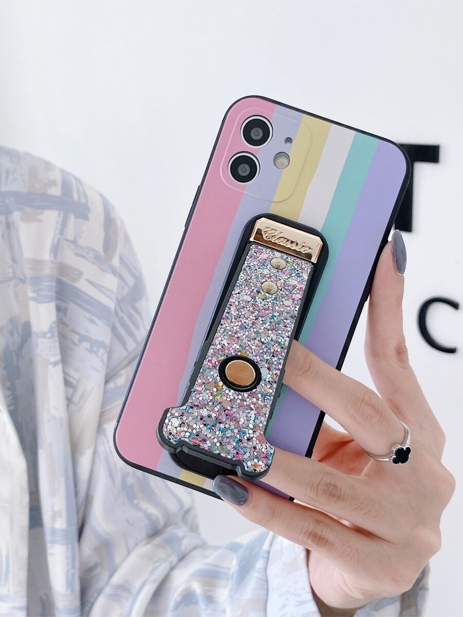 可折疊手機支架 - 銀色 - 查看 1