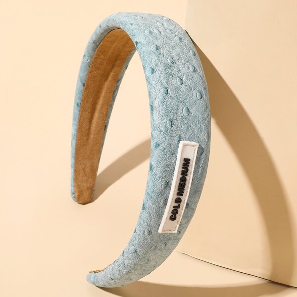 

Wide Hair Hoop, Blue