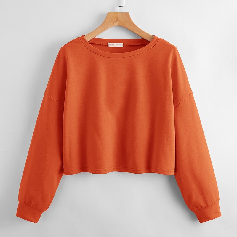 

Solid Oversized Tee, Orange
