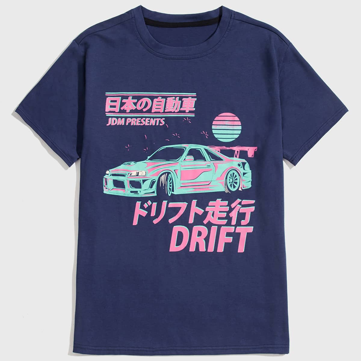 

Guys Car & Letter Graphic Tee, Blue