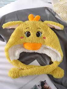 Sombrero con diseño de animal de dibujos animados - Amarillo - Ver 2