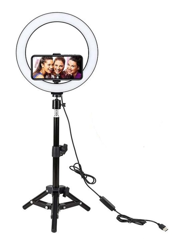 10 Inch Selfie Ring Light With Tripod Stand SHEIN UK