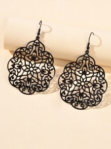 Pendientes colgantes calados