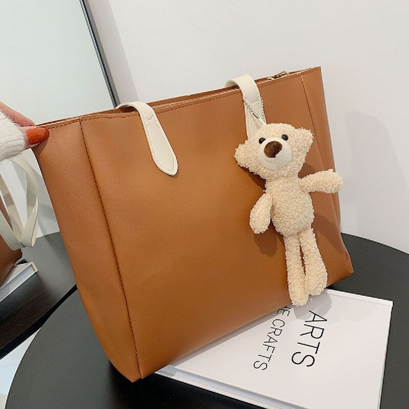 

Minimalist Tote Bag, Brown