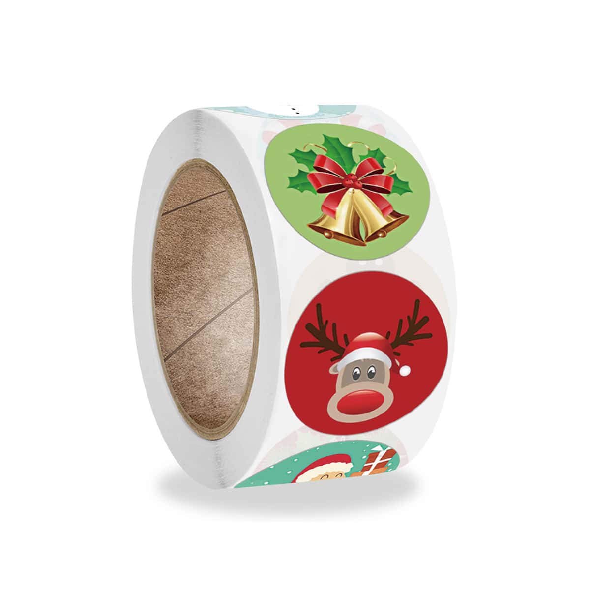 

1roll Christmas Pattern Sticker, Multicolor