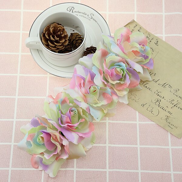 

Fabric Flower Decor Hair Band, Multicolor