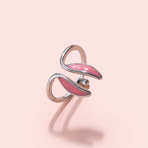 

Ears Decor Cuff Ring, Multicolor