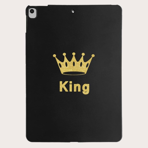 

Crown Pattern Case For iPad, Black