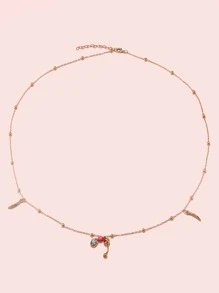 Cadena para la cintura con Anillo de vientre - Amarillo Oro - Ver 1