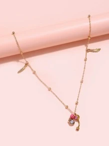 Cadena para la cintura con Anillo de vientre - Amarillo Oro - Ver 2