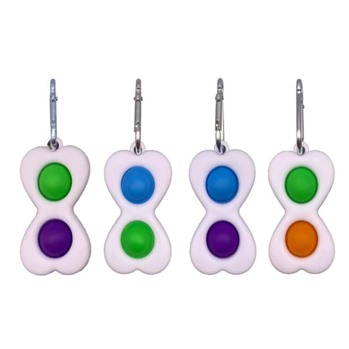 

1pc Bow Shaped Random Color Push Pop Bubble, Multicolor