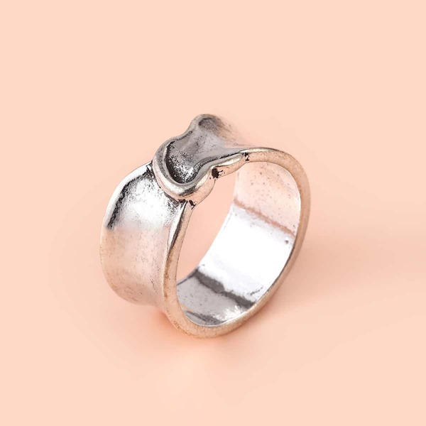 

1pc Minimalist Ring, Silver