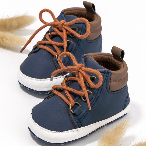 

Baby High Top Lace-up Sneakers, Multicolor