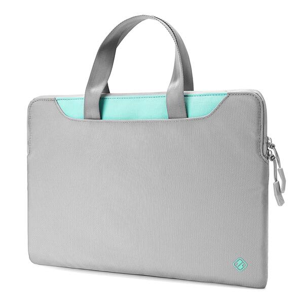 

Colorblock Laptop Bag, Light grey