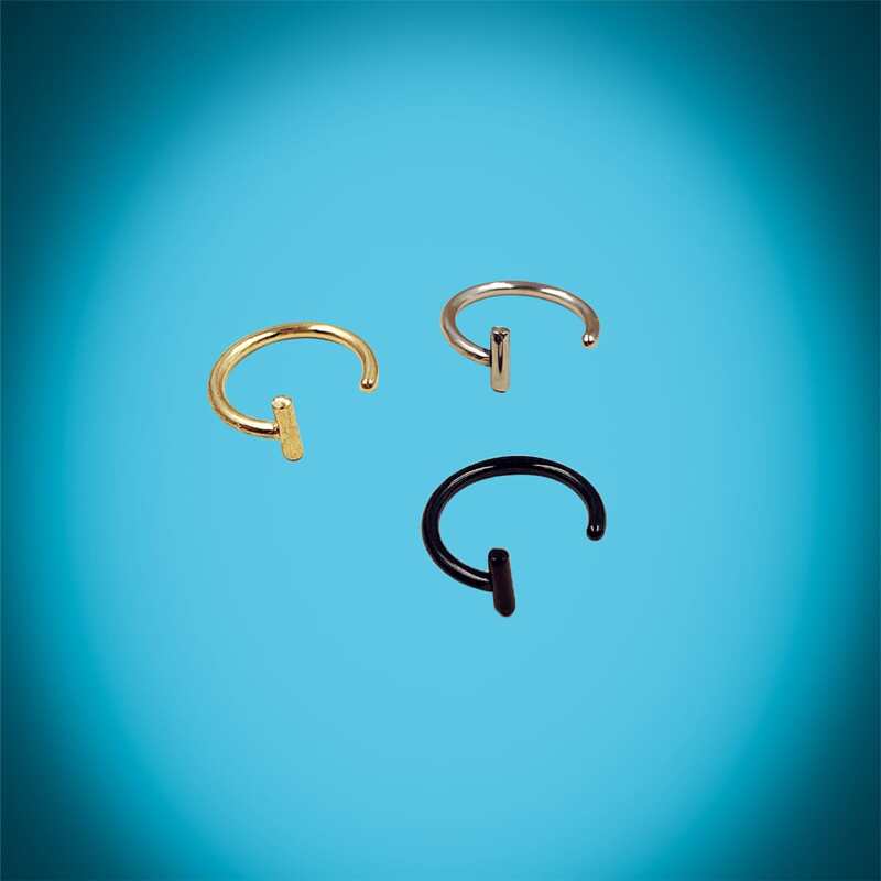 

3pcs Minimalist Lip Ring, Multicolor