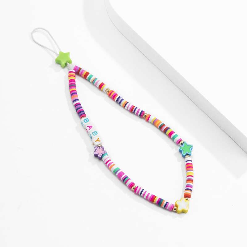 

1pc Colorful Phone Lanyard, Multicolor