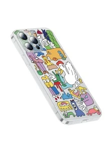 Đồ họa Hoạt hình Ốp lưng & bao da điện thoại Tương thích với iPhone 11 , iPhone 13 , iPhone 14 - Trong sáng - Xem 3