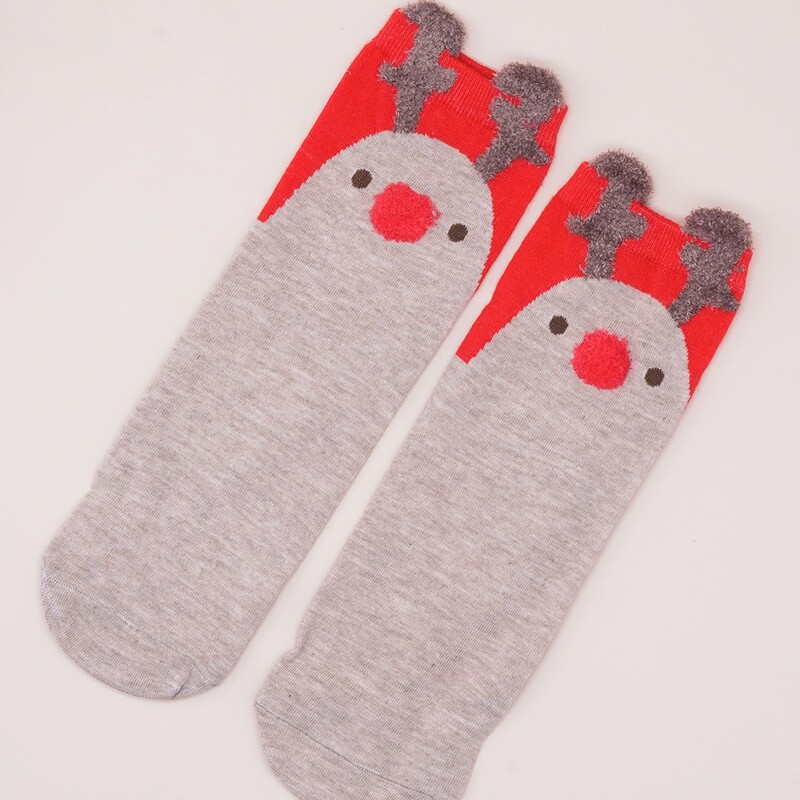 

Elk Decor Crew Socks, Multicolor