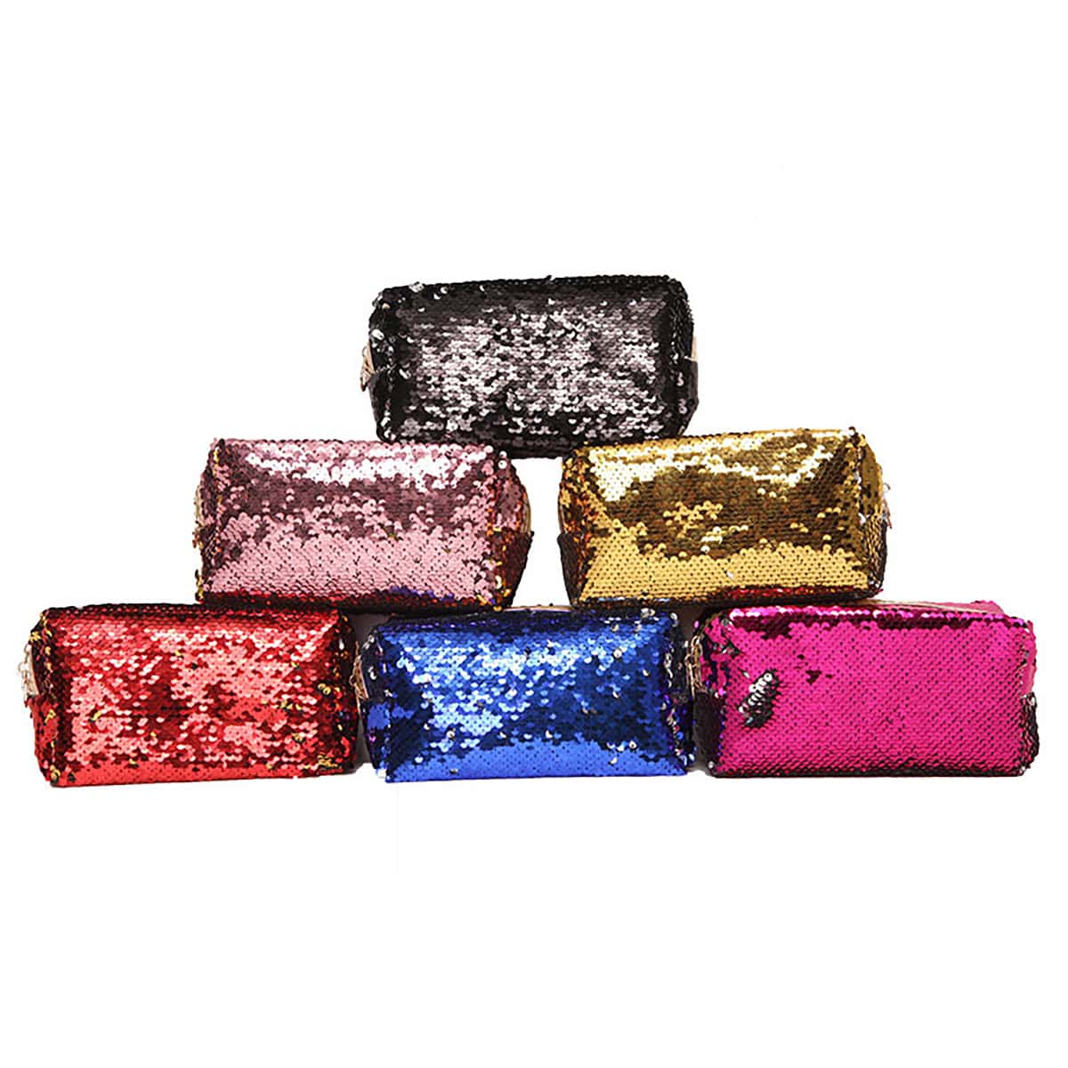 

1pc Random Color Square Makeup Bag, Multicolor