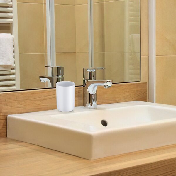 

1pc Plain Gargle Cup, White