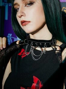 ROMWE 項鍊 - 黑色 - 查看 2