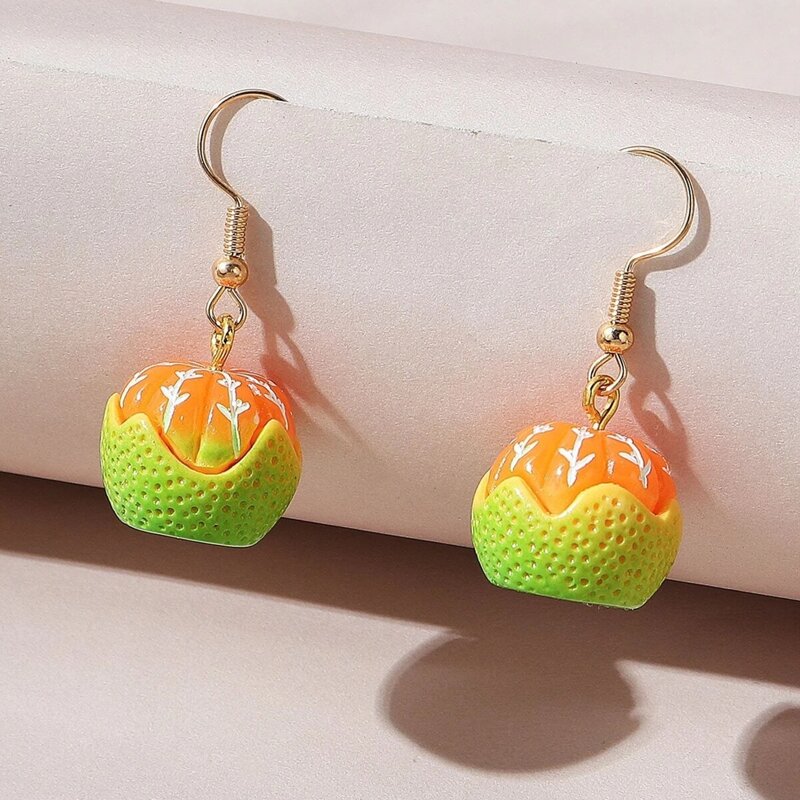 

Fruit Drop Earrings, Green